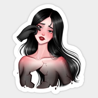 Broken Girl Sticker